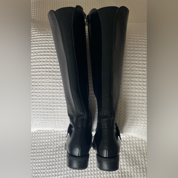 Blondo women's tall leather boots, low heel. - Picture 2 of 13